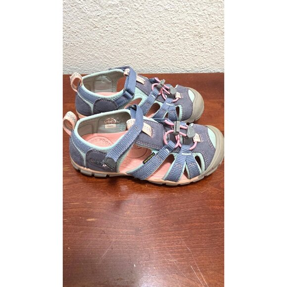 Keen Kids Sea camp II CNX Waterproof Closed-Toe Sandals Size 13 Gray & Pink - Picture 3 of 8